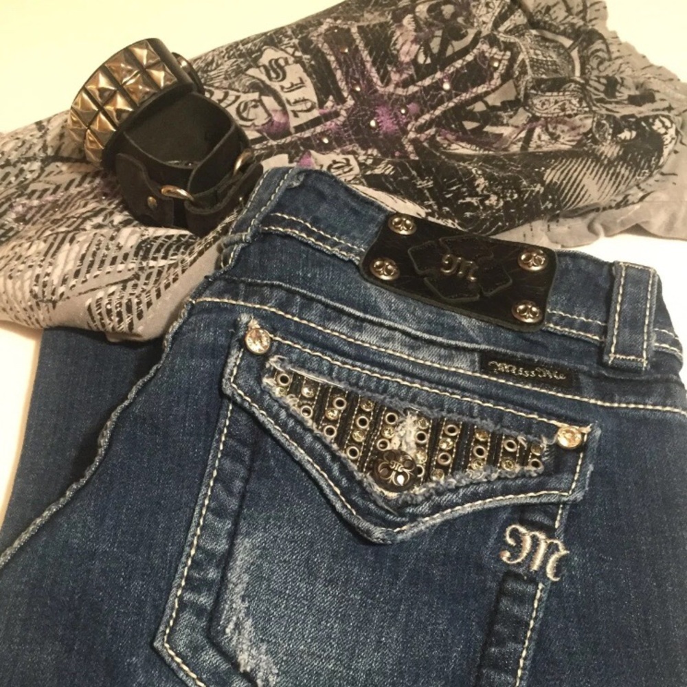 Miss Me Boot Cut Jeans Size 28